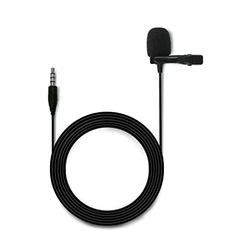 Jbl Commercial Cslm10 Auxiliary Omnidirectional Lavalier Microphone For Content Creation, Vlogging & Voiceover (Black)