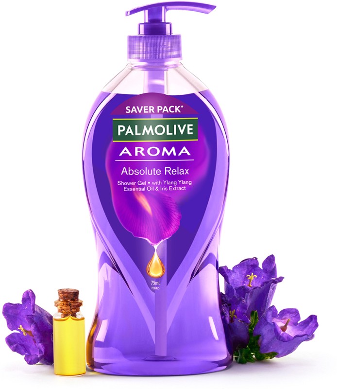 Palmolive Iris & Ylang Ylang Essential Oil Aroma Absolute Relax, Moisturizing Body Wash(750 Ml)