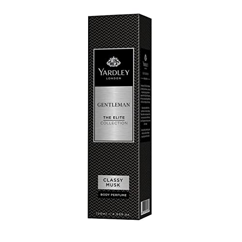 Yardley London Gentleman Classy Musk Body Perfume| The Elite Collection | No Gas Deodorant For Men| Men’S Body Perfume| 120Ml