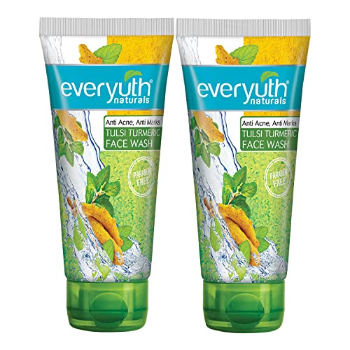 Everyuth Anti-Acne Anti Marks Tulsi Turmeric Face Wash Pack Of 2