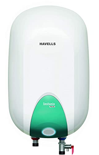 Havells Instanio Prime 25 Litre Storage Water Heater With Flexi Pipe And Free Installation (White Blue)