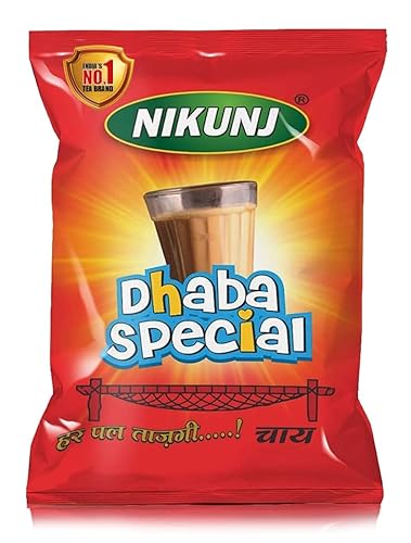 Nikunj Dhaba Special 1 Kg |Black Loose Leaves |Extra Strong Tea |Dhaba Flavor | Black Tea | Blended Tea Leaves & Dust|India’S No 1 Tea Brand.
