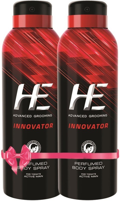 He Innovator |Unstoppable Freshness|Sweat & Odor Protection Perfume Body Spray  –  For Men(300 Ml, Pack Of 2)