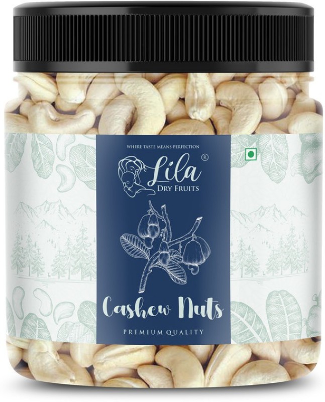Lila Dry Fruits Premium Dried, Nutritious & Delicious Cashew Nuts| Cashew Kernels Cashews(2 X 0.25 Kg)