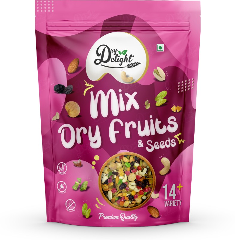 Drydelight Premium International Healthy Mixed Dry Fruit & Seeds | Healthy Nutmix(900 G)