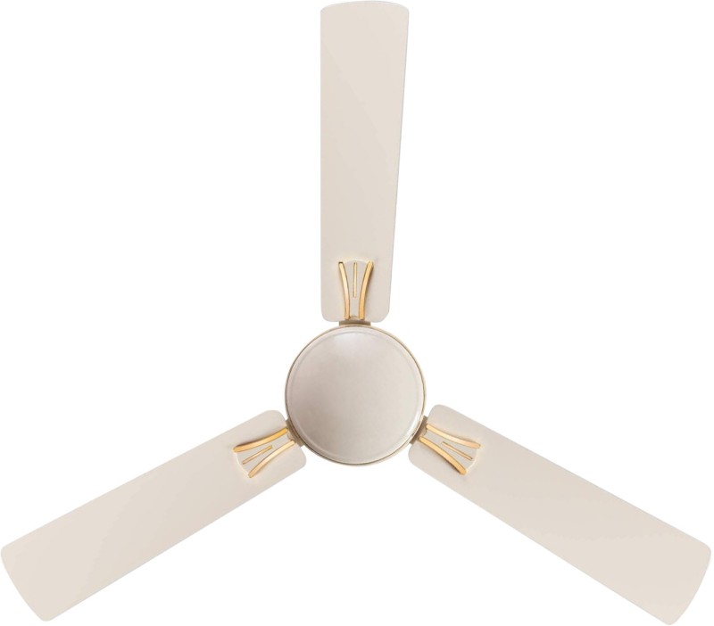 Luminous Audie 2 Star Energy Efficient 50-Watt High-Speed For Home And Office 2 Star 1200 Mm 3 Blade Ceiling Fan(Butter Cream, Pack Of 1)