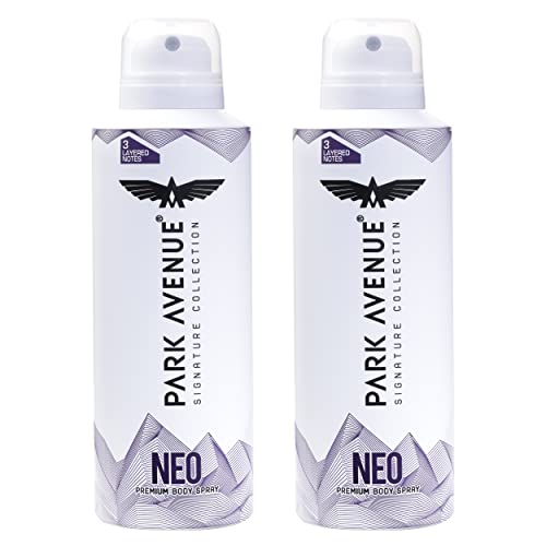 Park Avenue Neo Signature Collection | Deodorant For Men | Fresh Long-Lasting Aroma | 150Ml Each (Pack Of 2)