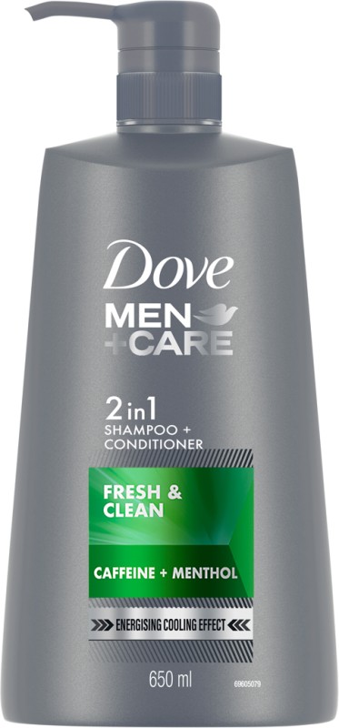 Dove Men+Care Fresh & Clean 2In1 Shampoo+Conditioner(650 Ml)