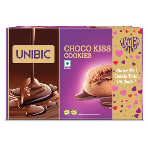 Unibic Choco Kiss | Limited Edition Choco Filled Cookies | Valentine’S Delight | Perfect Valentine’S Gift | 500G