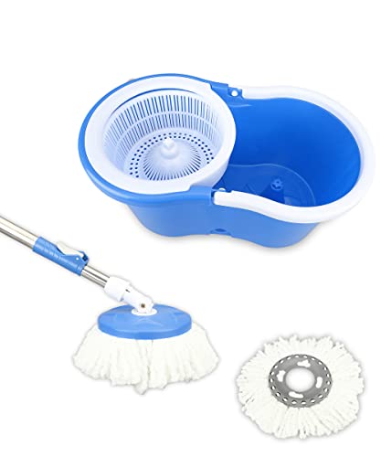 Frestol Magic Plastic Mop With 2 Refills – Blue