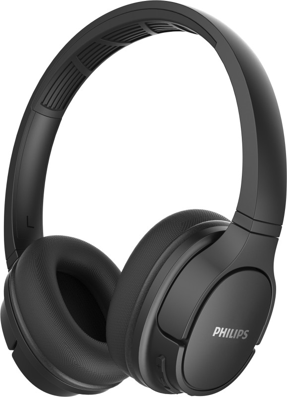 Philips Tash402Bk/00 Wireless With Mic Bluetooth Headset(Black, On The Ear)
