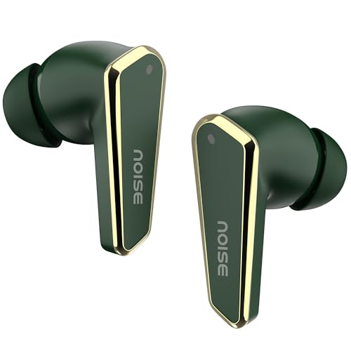 Noise Newly Launched Buds N1 In-Ear Truly Wireless Earbuds With Chrome Finish, 40H Of Playtime, Quad Mic With Enc, Ultra Low Latency(Up To 40 Ms), Instacharge(10 Min=120 Min), Bt V5.3(Forest Green)