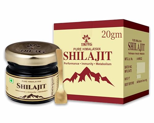 Vedrisi Trivang Pure Original Himalayan Shilajit/Shilajeet Resin 100% Natural Resin 20G Pack Of 1