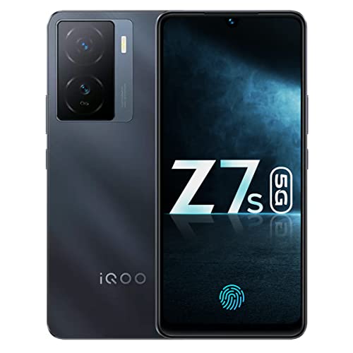 Iqoo Z7S 5G By Vivo (Pacific Night, 8Gb Ram, 128Gb Storage) | Ultra Bright Amoled Display | Snapdragon 695 5G 6Nm Processor | 64 Mp Ois Ultra Stable Camera | 44Wflashcharge