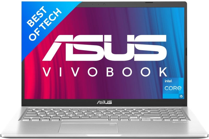 Asus Vivobook 15 Intel Core I5 11Th Gen 1135G7 – (8 Gb/512 Gb Ssd/Windows 11 Home) X515Ea-Ej522Ws Thin And Light Laptop(15.6 Inch, Transparent Silver, 1.80 Kg, With Ms Office)