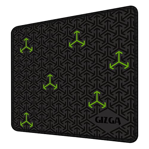 Gizga Essentials (25Cm X 21Cm) Gaming Mouse Pad, Laptop Desk Mat, Computer Mouse Pad With Smooth Mouse Control, Mercerized Surface, Antifray Stitched Embroidery Edges, Anti-Slip Rubber Base
