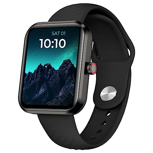 Beatxp Marv Aura 1.83” Hd Display Bluetooth Calling Smart Watch, Metal Body, 240 * 284 Px, 500 Nits, 60 Hz Refresh Rate, 100+ Sports Modes, 24X7 Health Tracking, Ip67 (Black)