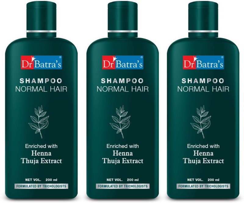 Dr Batra’S Shampoo Enriched With Henna (200 Ml) Pack Of 3(600 Ml)