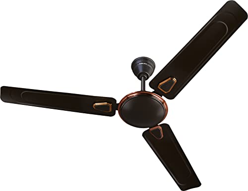 Bajaj Edge Hs Neo Deco Ee 1200Mm (48″) Ceiling Fans For Home |Bee 1 Stars Rated Energy Efficient Ceiling Fan|Unique Deco Trims|Rust Free Coating|Highspeed| 2-Yr Warranty Choko Brown