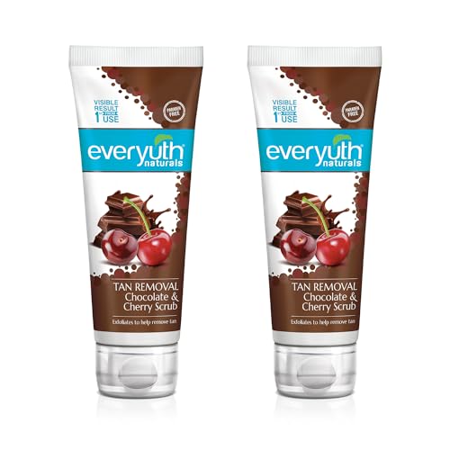 Everyuth Naturals Pure & Light Tan Removal Choco Cherry Scrub, 100G Pack Of 2