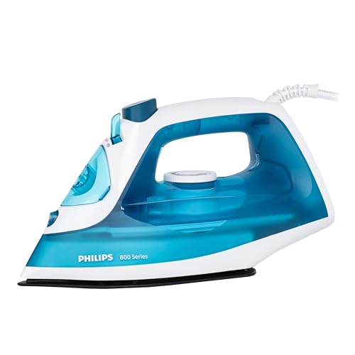 Philips Steam Iron Dst0820/20 – 1250-Watt, Black Non-Stick Soleplate, Steam Rate Of Up To 15 G/Min