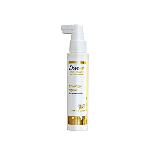 Dove Hair Therapy Breakage Repair Leave-On Solution, No Parabens & Dyes, With Nutri-Lock Serum For Hair & Scalp, 100 Ml