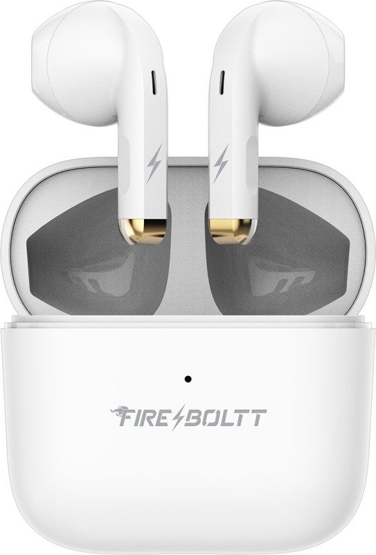 Fire-Boltt Fire Pods Ninja G201 Earbuds Tws Iwp Hd Calls, Quick Charge 24Hrs Playback Bluetooth Headset(White, True Wireless)