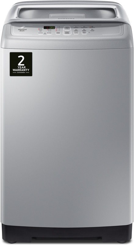 Samsung 7 Kg Diamond Drum Fully Automatic Top Load Washing Machine Silver(Wa70A4002Gs/Tl)