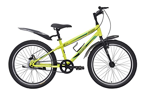 Playr #Bff 24 Inch – Fat Tyre – Single Speed – Front Wheel Shock Abs – Front And Rear Disc Brake – Fluorescent Green