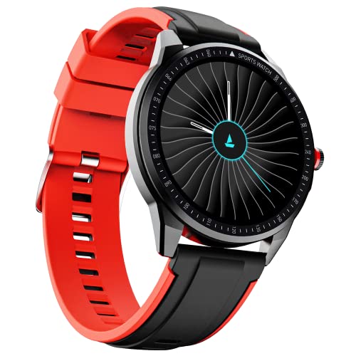 Boat Flash Edition Smart Watch With Activity Tracker,Multiple Sports Modes,Full Touch 3.30 Cm (1.3″) Screen,Gesture, Sleep Monitor,Camera & Music Control,Ip68 Dust,Sweat & Splash Resistance(Moon Red)
