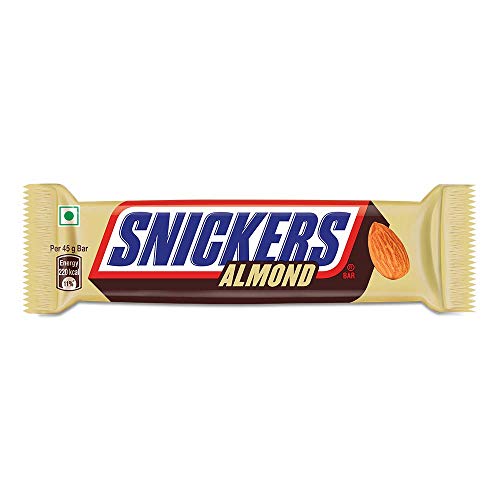 Snickers Almond Chocolate Bar – 45G (Pack Of 6)