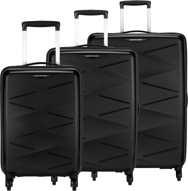 Kamiliant By American Tourister Triprism Spinner 3Pc Cabin & Check-In Set 4 Wheels – 30 Inch