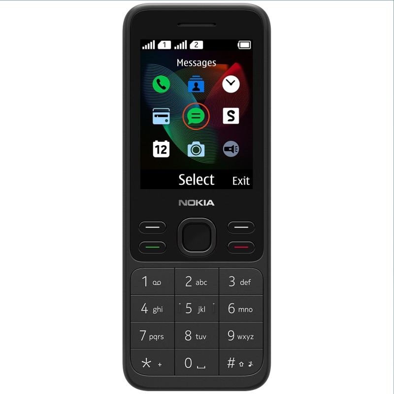Nokia 150 Dual Sim Keypad Mobile,Wireless Fm Radio, Bluetooth, Mp3 Player(Black)