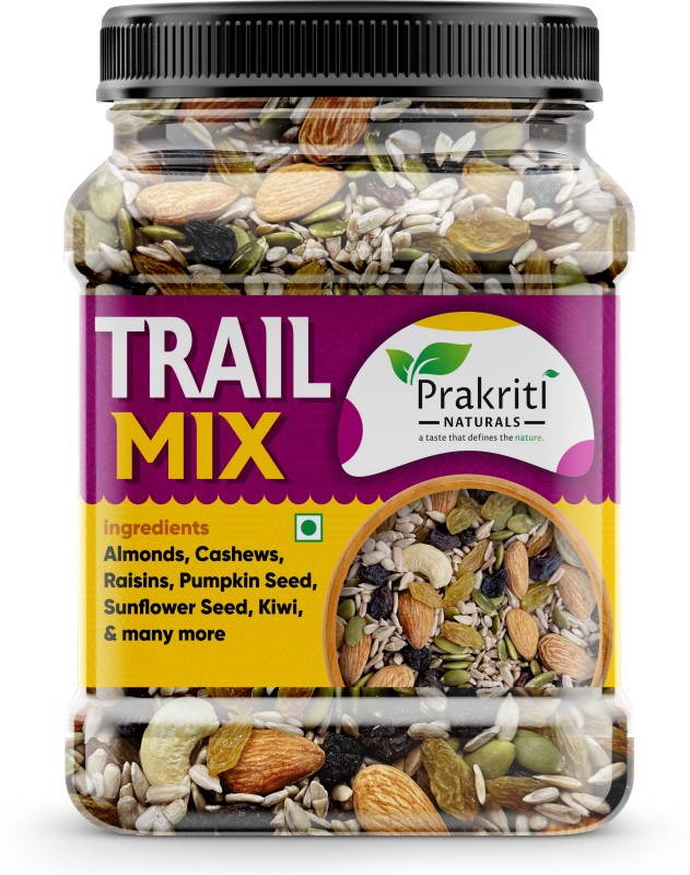 Prakriti Naturals Healthy Trail Mix 1Kg Almonds, Cashews, Raisins, Assorted Seeds & Nuts(1 Kg)