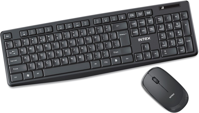 Intex It-Wlkbm01 Wireless Desktop Keyboard(Black)