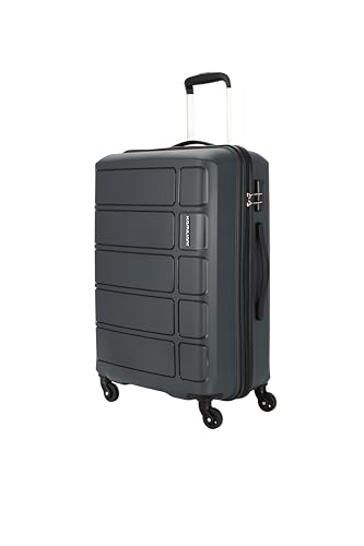 Kamiliant American Tourister Harrier 56 Cms Small Cabin Polypropylene (Pp) Hard Sided 4 Wheeler Spinner Wheels Luggage Suitcase (Grey)