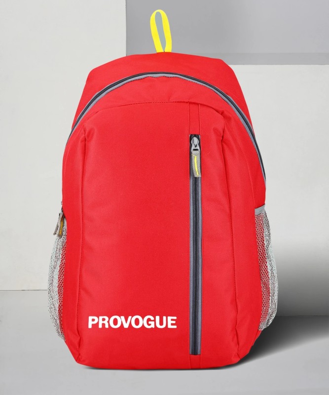 Provogue Daypack Small Bags For Daily Use Library Office Outdoor Hiking 25 L Backpack(Red)