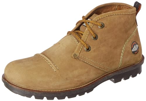 Gb 3970121 Woodland Men’S Tobacco Leather Boots-8 Uk (42 Eu)