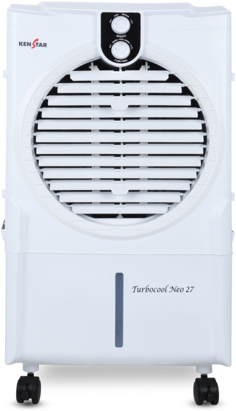 Kenstar 27 L Room/Personal Air Cooler(White & Black, Turbocool Neo 27, Kcltcnwh027Fmh-Egm)