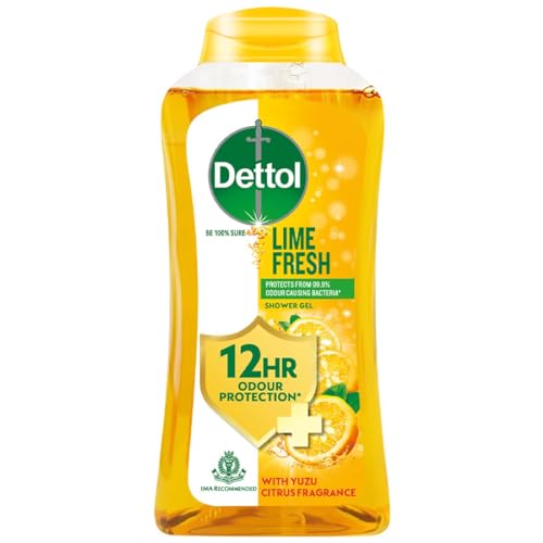 Dettol Body Wash And Shower Gel For Women And Men, Refresh – 250Ml | Soap-Free Bodywash | 12H Odour Protection