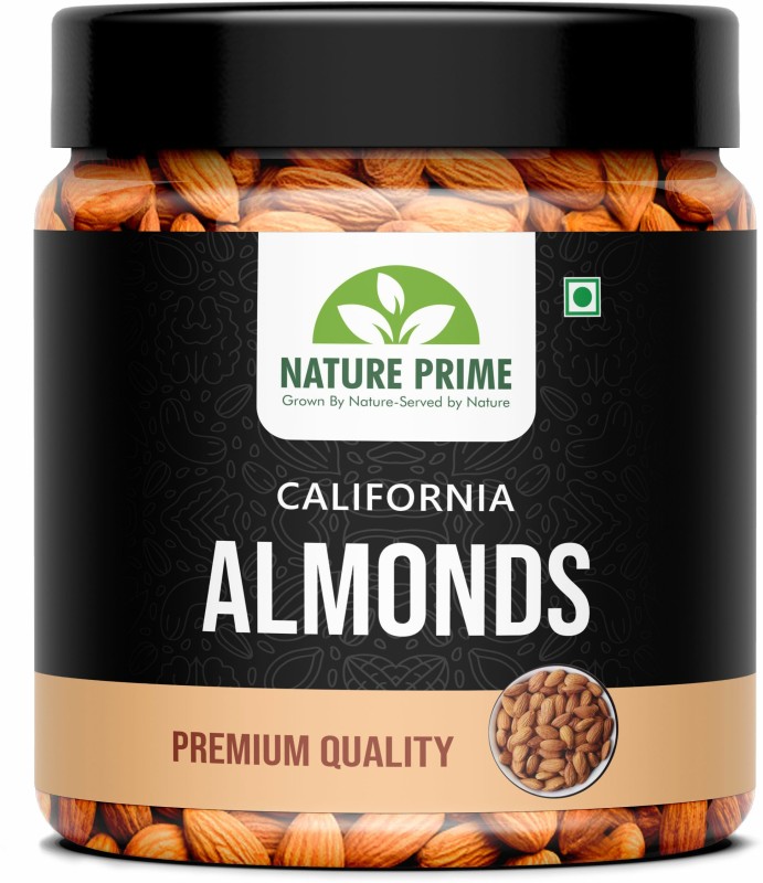 Nature Prime Fresh Almonds 1Kg | Badam | Healthy And Tasty Dry Fruits Delicious Snacks Almonds(1 Kg)