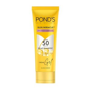 Pond’S Serum Boost Sunscreen For All Skin Types Prevent And Fade Dark Patches With The Power Of Spf 50 And Niacinamide-C Serum 50G, Pack Of 1