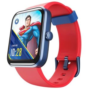 Boat Xtend Smartwatch Superman Edition With Alexa Built-In, 1.69 Hd Display, Multiple Watch Faces, Stress Monitor, Heart & Spo2 Monitoring, 14 Sports Modes, Sleep Monitor, 5 Atm(Invincible Red)