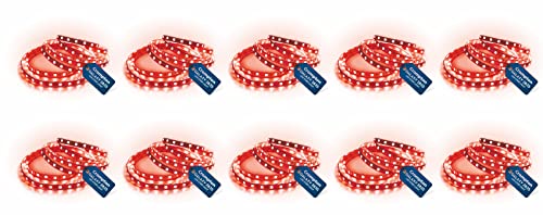 Crompton 5 Meter Strip Light Red 300 Leds (Pack Of 10) (Without Driver)