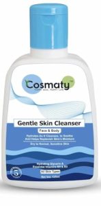 Cosmaty Face Wash Gentle Skin Cleanser For Dry To Normal, Sensitive Skin, 125 Ml Hydrating Face Wash With Niacinamide, Vitamin B5