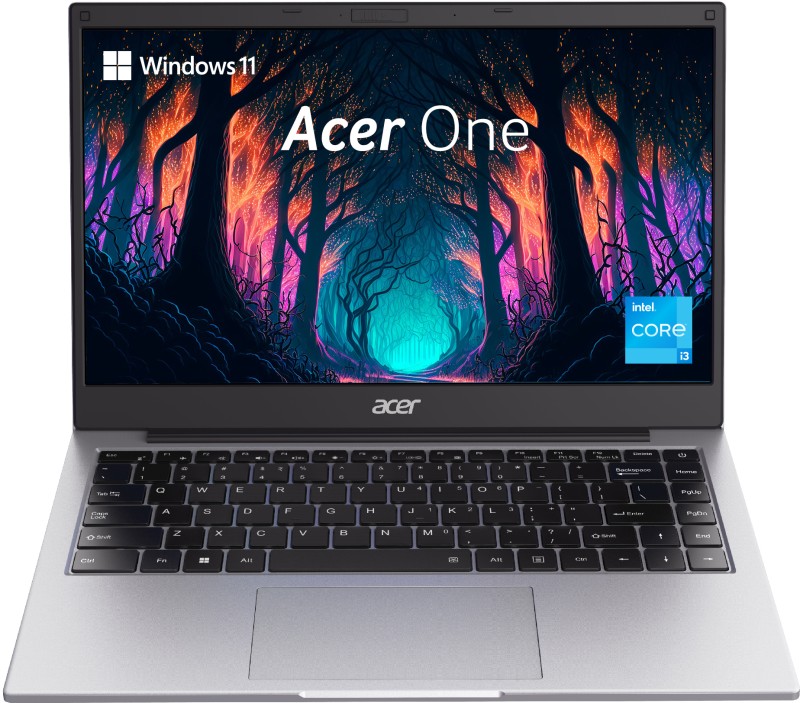 Acer One Intel Core I3 11Th Gen 1115G4 – (8 Gb/Ssd/512 Gb Ssd/Windows 11 Home) Ao 14 Z 8-415 Thin And Light Laptop(14 Inch, Silver, 1.49 Kg)