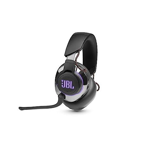 Jbl Quantum 810 Wireless Over Ear Gaming Headset With Mic, Anc, 50Mm Neodymium Drivers, 43H Playtime, Low Latency, Dual Surround Sound, Boom Mic, 2.4Ghz Wireless Dongle, Discord-Certified Dial (Black)