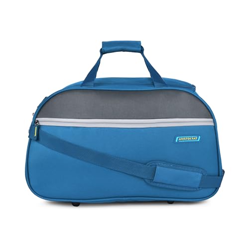 Aristocrat Enigma 52 Cm Polyester Softsided Cabin Size Duffle Bag – Blue
