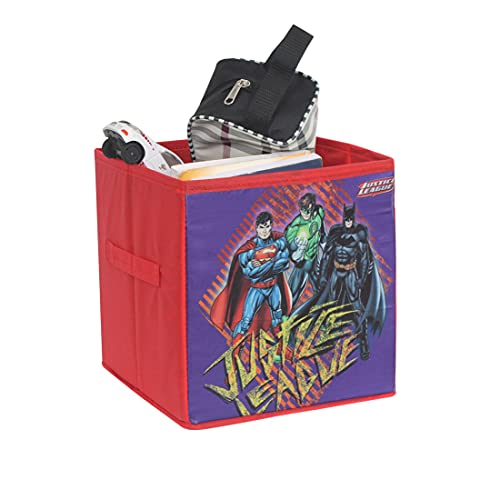 Justice League Toys Organizer Storage Box For Kids,Small (Pack Of 1) Red