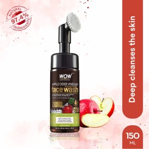 Wow Skin Science Apple Cider Vinegar Foaming  – No Parabens, Sulphate Face Wash(150 Ml)